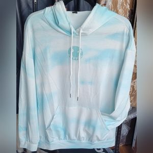 2 /$15  NWT Tie Dye Pullover Light Weight Hoodie Shien  Sz XS